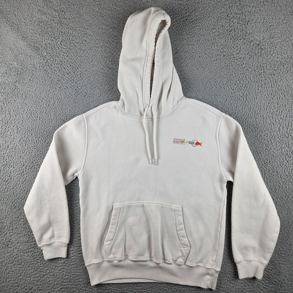 Hollister Hoodie Oracle Red Bull Racing Monaco Adult XS White Pullover Graphic